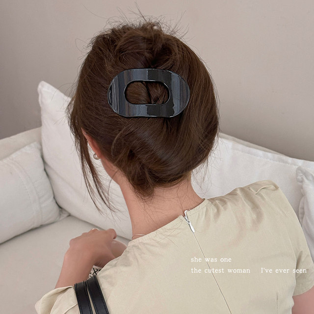 High-end flat hairpin for women with small hair, duckbill hairpin for the back of the head, abalone hairpin, hairpin, headwear