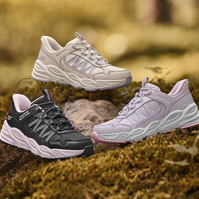 
Skechers Skechers Girls Outdoor Comfortable and Versatile Wear-resistant Lightweight Breathable Sports Shoes 319080L