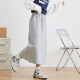 Tang Lion's autumn new skirt loose waist, slit A -line long skirt, sporty meat, and thin foundation one -step skirt