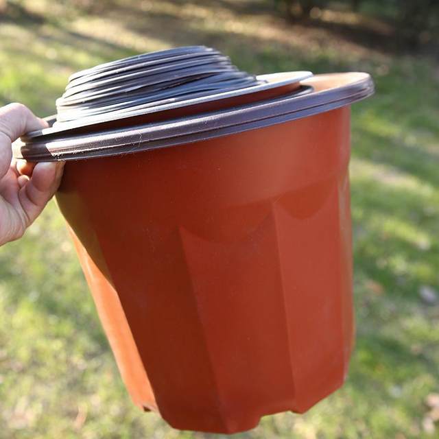 Two-color soft pot, disposable seedling pot, home-use succulent seedling pot, nutrition cup planting pot, simple strawberry flower pot