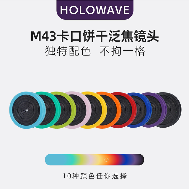 Biscuit lens suitable for Olympus Panasonic M43 mount fixed focus portrait 56mm pan focus mirrorless film Dreamcore