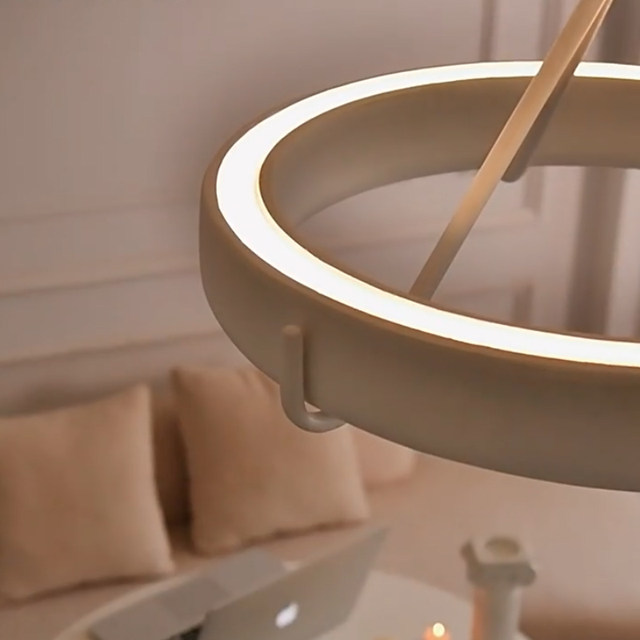 Retro French living room chandelier designer Athena art carved diffuse reflection mother and baby lamp bedroom dining room lamp