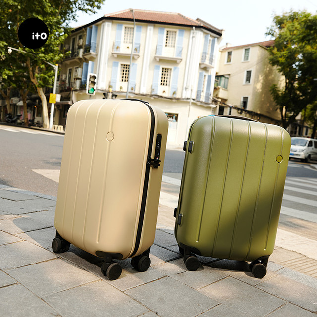 ito suitcase 2025 new men's boarding suitcase women's suitcase large capacity trolley case strong and durable leather suitcase