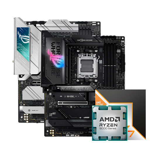 Conjunto de CPU AMD Ryzen R7 9800X3D con placa base ASUS B850X870 Fubuki Heavy Gunner U