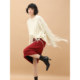 COCOBELLA fluffy soft glutinous tassel sweater warm round neck pullover knit sweater MZ957