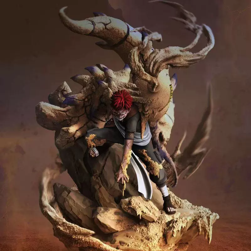 火影忍者我爱罗手办特大号疾风传一尾守鹤之