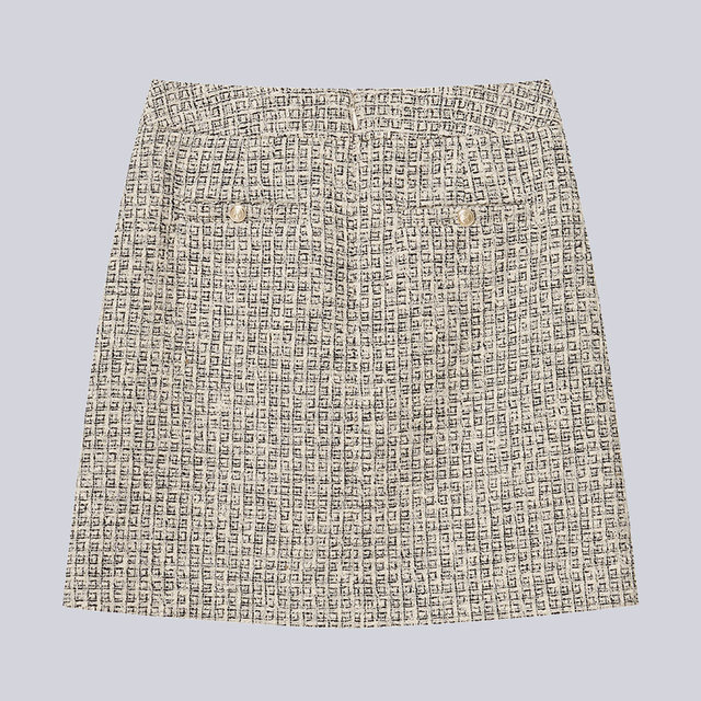 Hazzys Spring and Autumn Combination Edition Small Flavor A-line Skirt Women's Casual Fashion Trendy Commuter Short Skirt