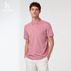 Hazzys Men's Classic Business Casual Short Sleeve Lapel POLO Shirt New Summer Top T-Shirt Trend