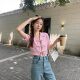 2025 Spring New Products Women's Clothing Bow-decorated Knitted Short Sleeve Round Neck Top 2142007 637
