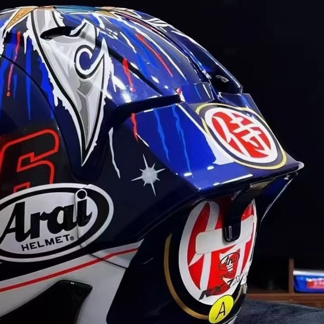 Suitable for Arai rx7x neo XD GX painted modified tail helmet competition large tail spoiler