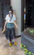 
2025 new fashion casual sports denim splicing irregular gauze skirt with personality versatile lady skirt making it look slim