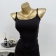 Breasts wheeze~ Good to wear, sexy U-neck with breast pads, thin shoulder straps, camisole for women, skin-friendly inner layering shirt