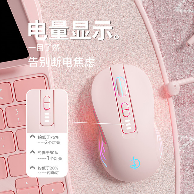 Applicable to Lenovo Xiaoxin pro16 mouse wireless Bluetooth air14/15 Savior y9000p female silent charging