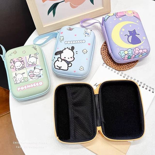 Charger digital storage bag headset data cable cute cartoon CCD camera portable tidal box hard disk bag hard
