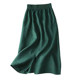 2023 new fashion trend skirt mid-length skirt for women summer pocket skirt A-line long skirt spring