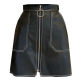 Small leather skirt A -line skirt Ins super fire half skirt MM2020 new large size PU leather zipper skirt bag hip skirt