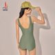 Sanqi one-piece swimsuit for women adults 2025 new swimming pool special flat angle large size professional racing swimsuit