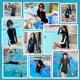 Yi Meishan long-sleeved swimsuit women's summer one-piece conservative flat-angle sun protection surfing suit 2025 new hot spring swimsuit