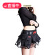 
A small and light luxury autumn and winter new mesh skirt with sexy female sexy girl with tall A-line lace skirt