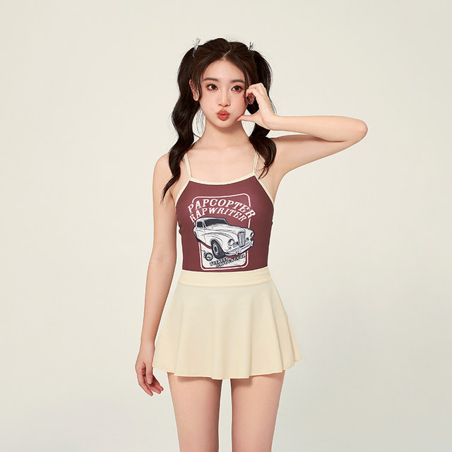 Yimeishan swimsuit for women's swimming pool 2025 new one-piece triangular racing sport beginners learn swimsuit