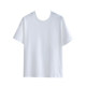 White short -sleeved T -shirt Female summer new cotton loose thin, thin, neutral men and women in the white embryo can dye the bottoming shirt
