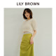 LILY BROWN autumn and winter style retro temperament lace high waist fish tail skirt LWFS244091