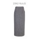 Wanwan light luxury wool wool, Yang Shulin herringbone pencil half-body skirt