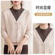Yu Zhaolin's mother's winter clothing fake two-piece sweater half turtleneck sweater casual pants autumn and winter