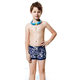Yingfa children's boxer swim trunks, girls, boys, middle and big children's hot spring comfortable and durable swimming trunks swimsuit professional