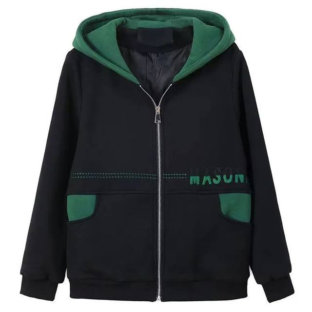 Fashionable coats for women in autumn and winter, this year's new Korean style loose middle-aged mother's wear casual jackets and sweatshirts for women