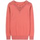 This Nunn Nian Mom pretend to be a red sweater female spring and autumn new middle -aged large size bottoming shirt, foreign western, middle -aged and elderly wool sweater
