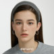 
EBFWIND Korean style simple and high-end gray wide version headband versatile high skull