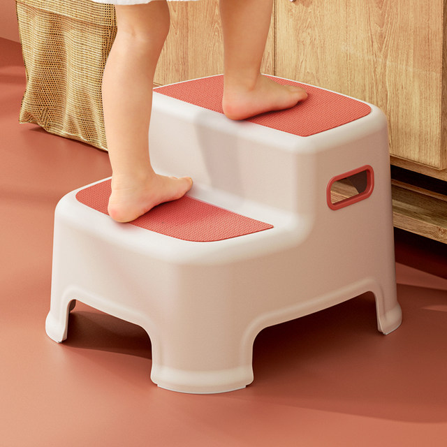 Children's washbasin step stool, baby washbasin step stool, brushing teeth and face step stool, toilet footstool