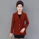 
Spring and Autumn Jacket 2022 Middle-aged Women's Suit Middle-aged and Elderly Mother Wearing 50 Years Old Slim Small Suit Short Top