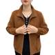 
Genuine spot mother's wear spring and autumn new corduroy jacket large size middle-aged and elderly loose casual jacket small