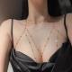 Pure breast chain body chain clavicle chain sexy hanging chain decorative necklace female accessories big breast