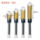 Profile straight cutter lower bearing trimming tool bearing straight cutter woodworking milling tool edge trimming machine cutter head slot 86 socket wire box