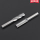 Genuine Zechuan 58-degree tungsten steel reamer straight groove/spiral H7 CNC cemented carbide straight handle extension machine reamer