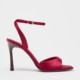 Spain 2025 summer new high heels for women's ankle tripping straps, thin heels, open toe, European and American fashion sandals for women