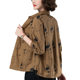 Middle-aged and elderly shirts, women's tops, summer cardigans, middle-aged mother's shirts, spring and autumn large size jackets, thin coats
