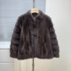 
Mother's clothing 2025 new middle-aged and elderly loose clothes women's imitation mink fur coat fur one-piece thickened top