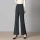 
Fashionable mother's wear micro-flare pants for women 2025 new elastic waist autumn and winter style trousers slimming middle-aged and elderly trousers