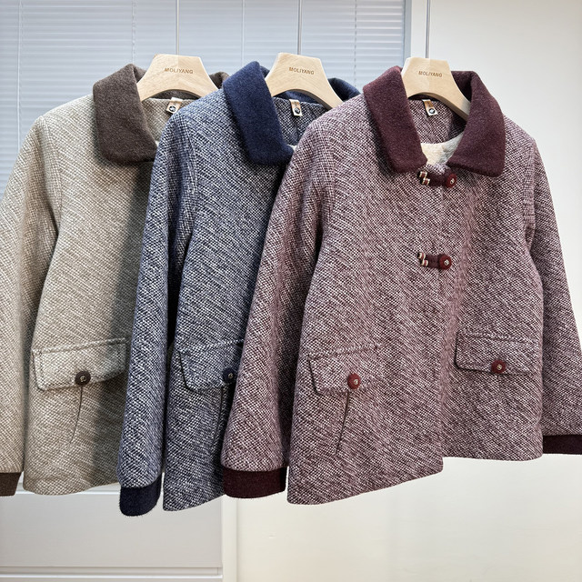 
Mother's clothing winter plus velvet 2025 new cotton-padded jacket clothes loose tops for middle-aged and elderly women thickened cotton-padded jackets