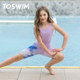 TOSWIM children's swimsuit swimming surfing girls middle-aged children's one-piece racing swimsuit