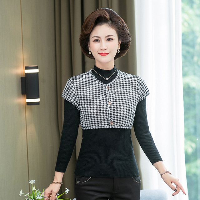 Warm vest for women short shoulder guards for warm sleeping camel lint cotton horse clip mother vest elderly round neck small hive