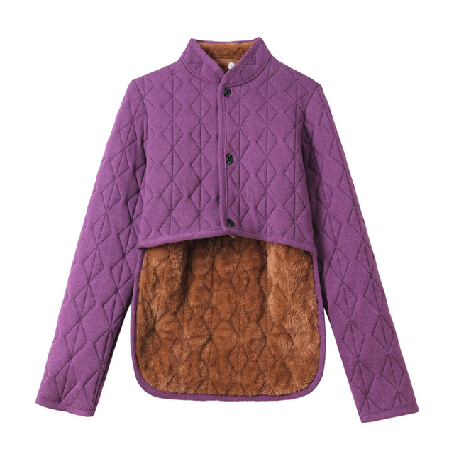 Plel of velvet silk cotton shoulder care girls in autumn and winter sleep, warm back, back, back mother, moral velvet thickened long -sleeved small shoulder
