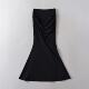 Sweet hot girls women's skirt with high waist pleated solid color fishtail skirt with hips sexy women's long skirt