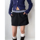 AMBOSC autumn new product simple leisure sports solid colors lace -up skirt female A -character relaxation sweater skirt