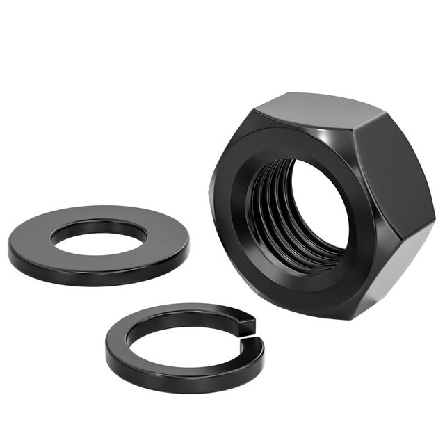 8.8 Grade high-strength hexagonal snail caps flat padding cushion set combination MM2M3M4M5M6M8-M30
