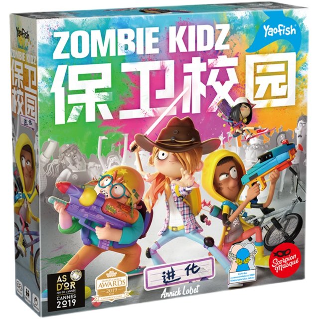 Yaofish rays defend campus Zombie Kidz Evolution Chinese Children's Board Game 7+